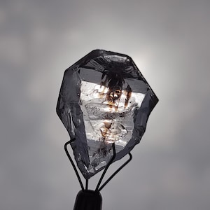 Herkimer Diamant Kristall - Doppelender Herkimer Diamant - Regenbogen Herkimer - Healing Aura Kristall - Wire Wrapping - Haus-Einweihung