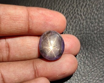 Hermoso cabujón liso de cristal ESTRELLA DE RUBÍ, venta al por mayor, piedra preciosa cabujón liso de estrella de rubí de corindón natural para fabricación de joyas