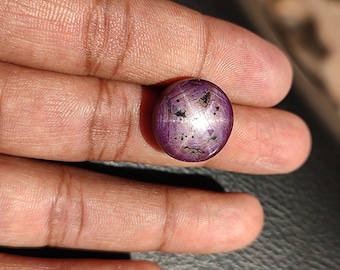 Hermoso cabujón liso de cristal ESTRELLA DE RUBÍ, piedra preciosa cabujón liso de estrella de rubí natural al por mayor para hacer joyas
