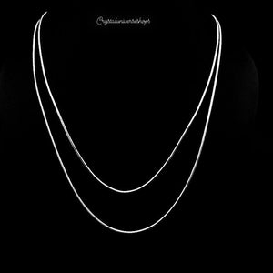 Silberkette - 925 Sterling Silber Schlangenkette, 2 mm, 16 '' 18 "20 '' - Sterling Silber Kettenhalskette, Schmuck, Geschenkartikel