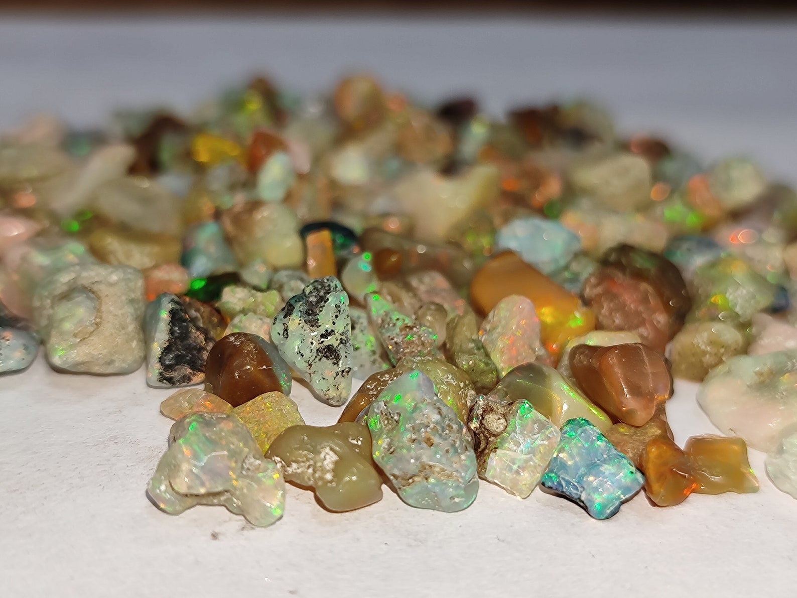 Beautiful Raw Opal Crystal Tumble Gemstone Lot, Wholesale Natural