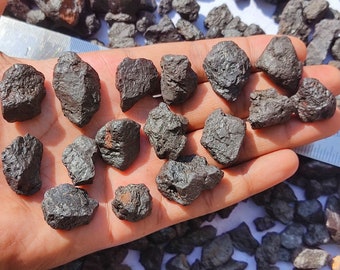 Campo Del Cielo Meteorite - Iron nickel meteorite nuggets - Stone from space - mystic meteorite ore - metaphysical crystal - shooting stars