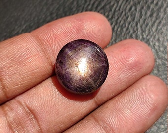 Hermoso cabujón liso de cristal ESTRELLA DE RUBÍ, piedra preciosa cabujón liso de estrella de rubí natural al por mayor para hacer joyas