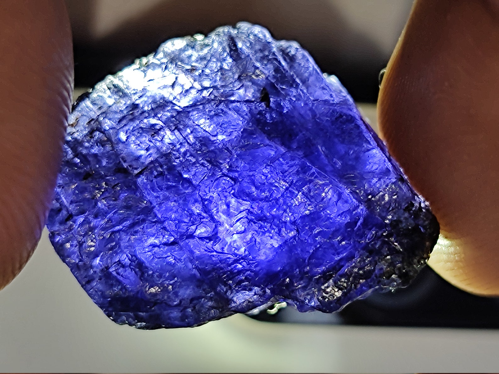 Raw iolite crystal gemstone wholesale natural beautiful raw Etsy