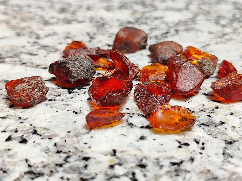 Beautiful RAW BALTIC AMBER Crystal gemstone, wholesale natural rough Baltic amber Crystal lot for healing purpose image 2