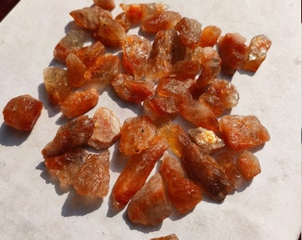 Sunstone Raw Crystal - Fire Sunstone Raw stone - Healing Crystal - Metaphysical Stone - Natural African Sunstone Crystal