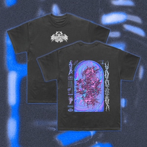 Aesthetic T-Shirt “Biohazard” Illustration | Black Metal Logo Tee | Streetwear Style for Boys and Girls | Grunge Art | Penitency Collection