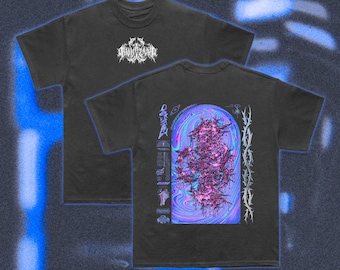 Aesthetic T-Shirt “Biohazard” Illustration | Black Metal Logo Tee | Streetwear Style for Boys and Girls | Grunge | Penitency Collection