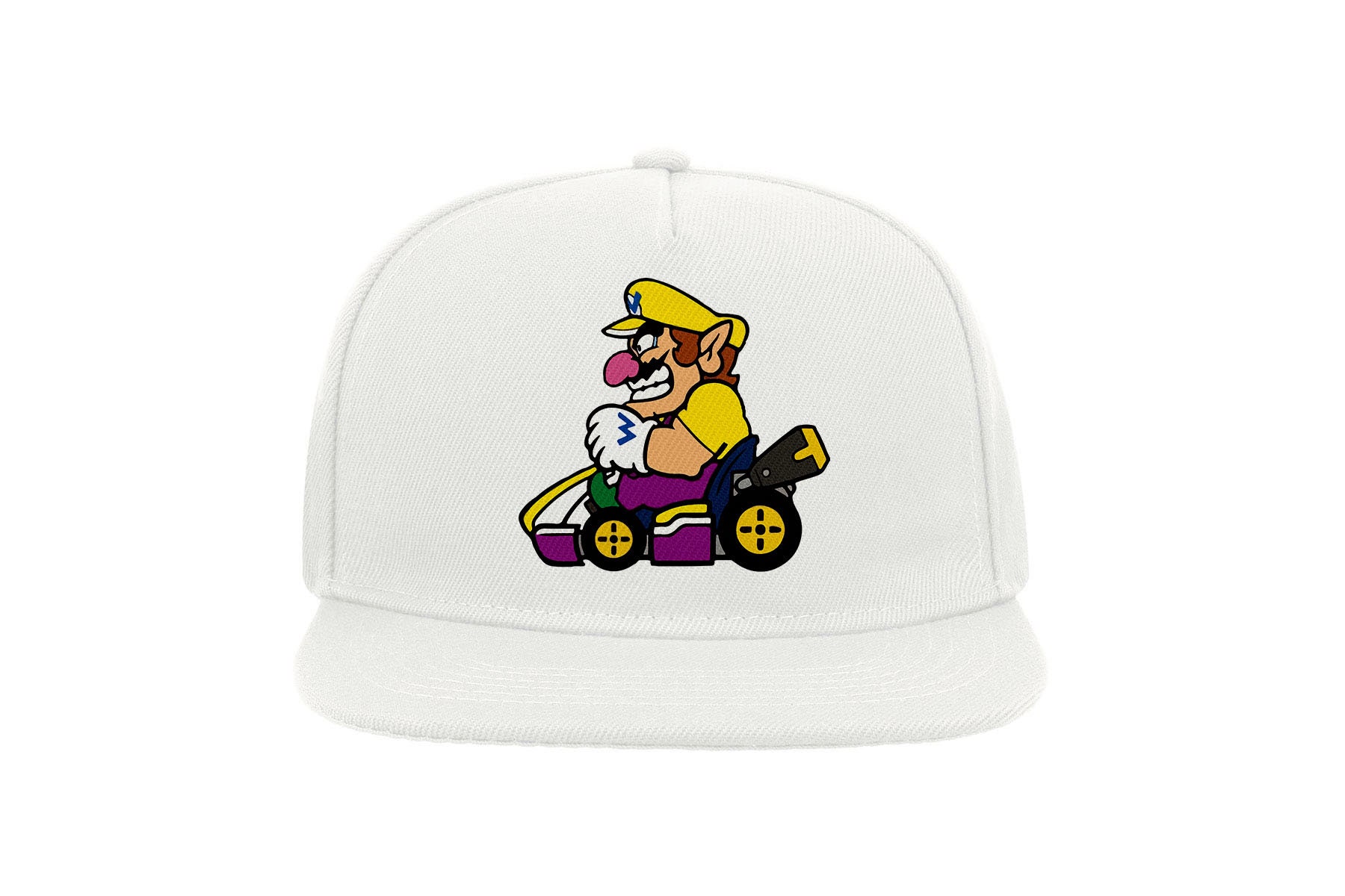 Wario Mario Kart Gaming Logo Snapback 