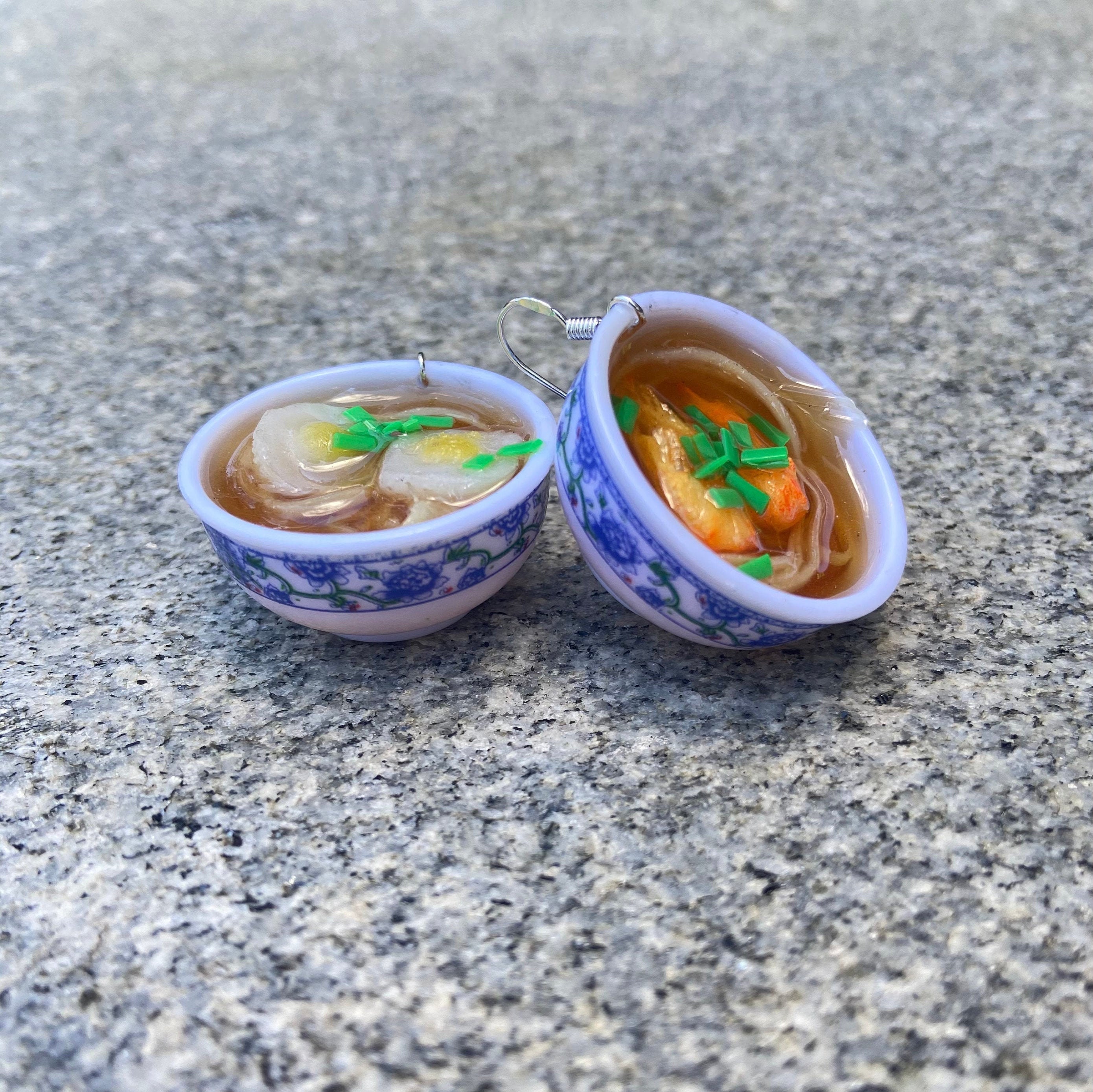 Ramen Noodle Bowl Earrings