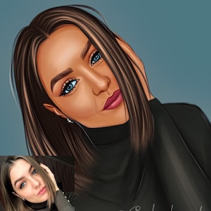 Custom cartoon portrait
