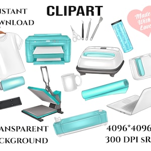 Craft business PNG, download for sublimation, t-shirt print, diy tools, printer, heat press, tumbler turner, mug, laptop