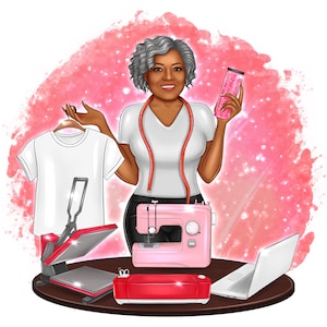 Custom Portrait Logo, Cartoon logo portrait, Custom Avatar, Business logo, craft maker, tumbler, sublimation, heat press, t-shir, printer
