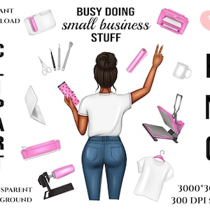 Craft business PNG, download for sublimation, t-shirt print, diy tools, printer, heat press, tumbler turner, mug, laptop
