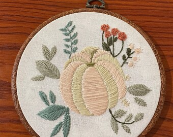 Fall Pumpkin Exbroidery