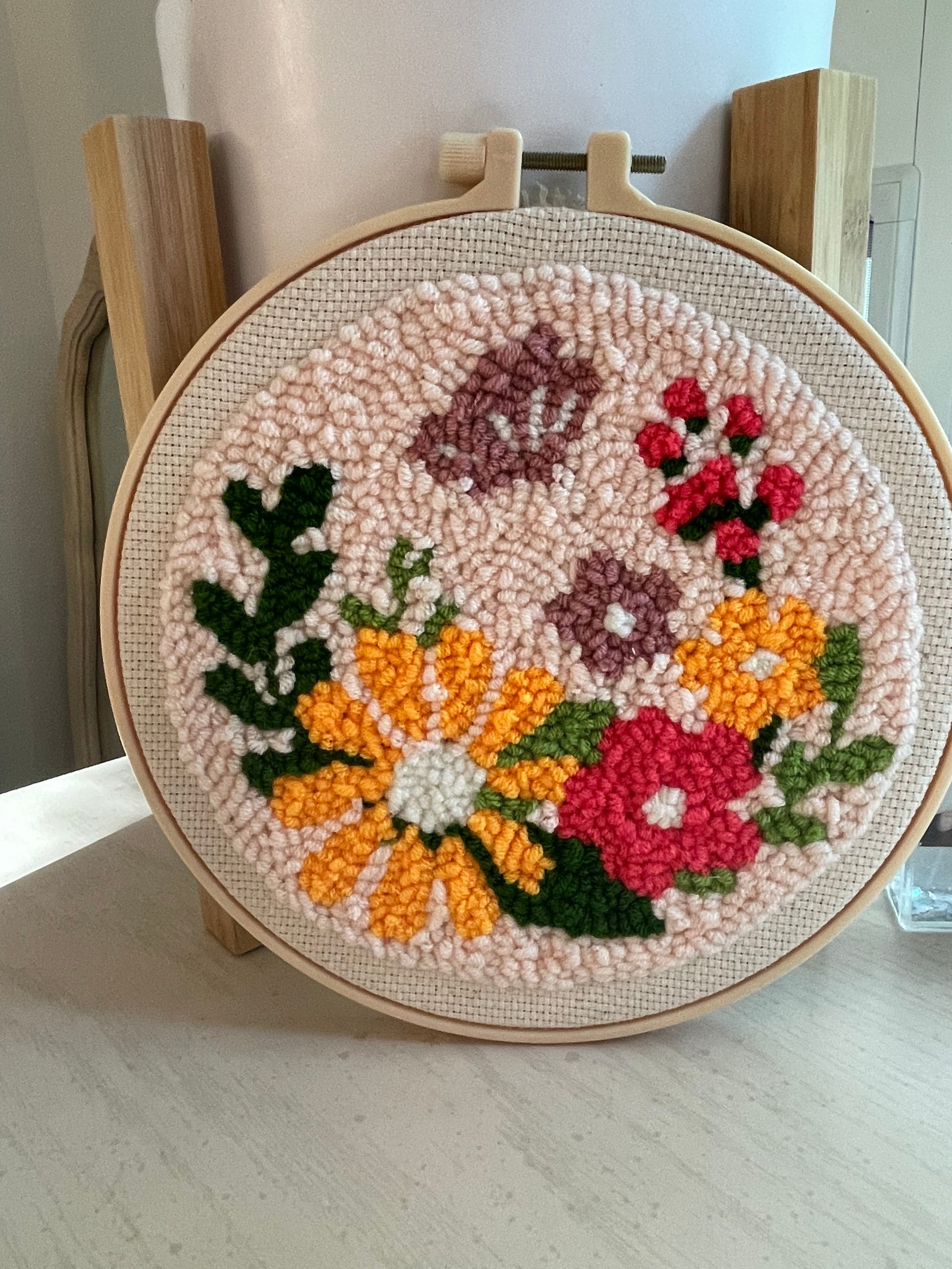 Needling Frame Bouquet Punch Needle Frame - Etsy