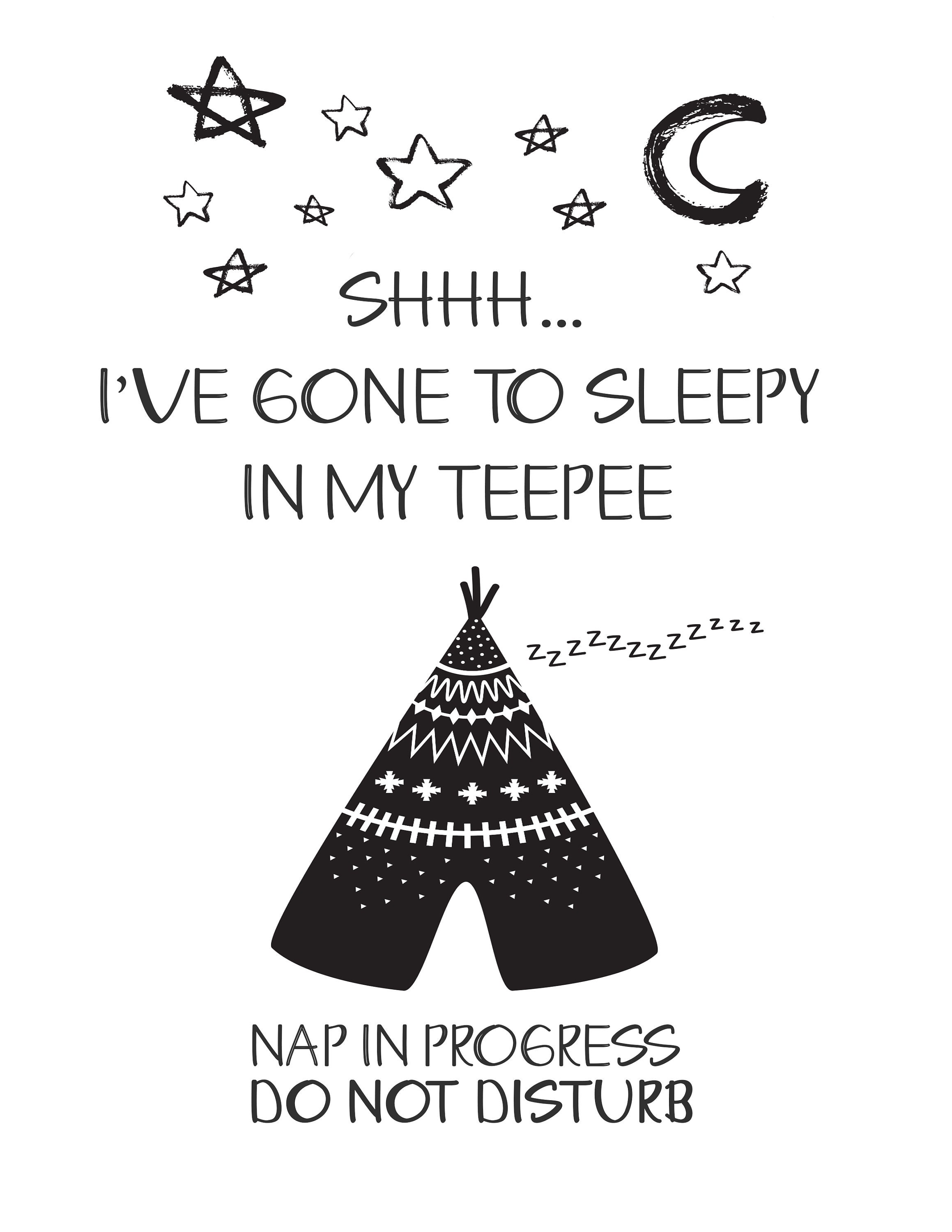 Nap In Progress Sign Digital file | Etsy