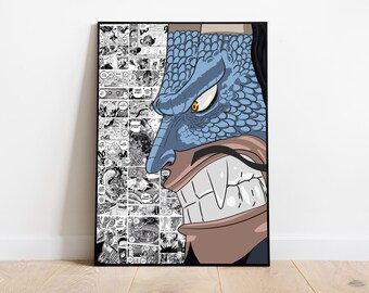KAIDO King Of The BEASTS - Premium FanArt Anime Druck