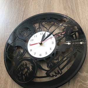 Kingdom Hearts Pattern Ver 2 Clock for Sale by MeMinch