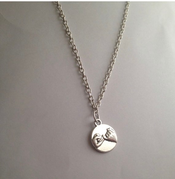 Pinky promise necklace for him discount