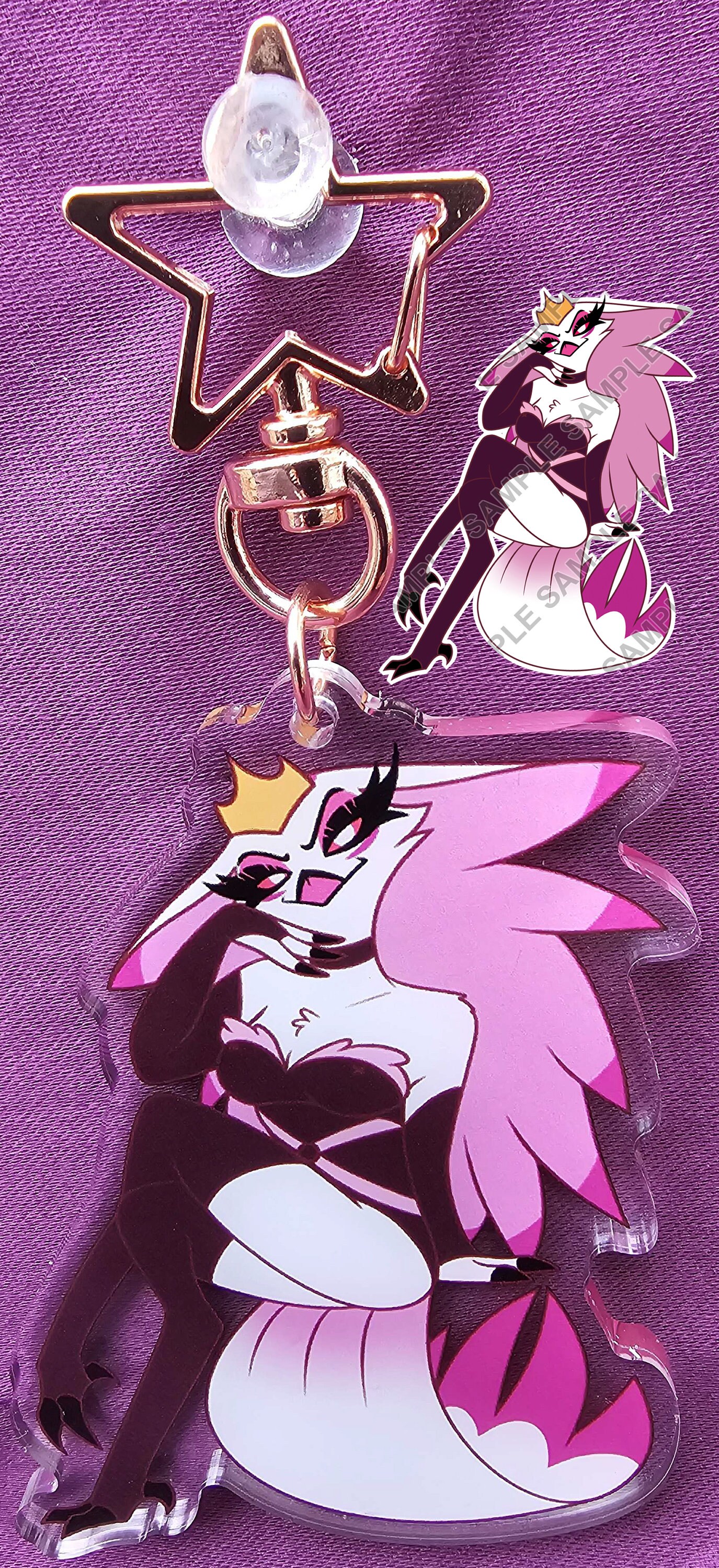 Helluva Boss Valentines Pin-up Keychains - Etsy