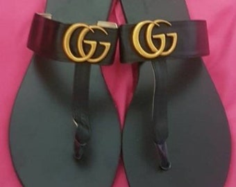 gucci inspired thong sandals