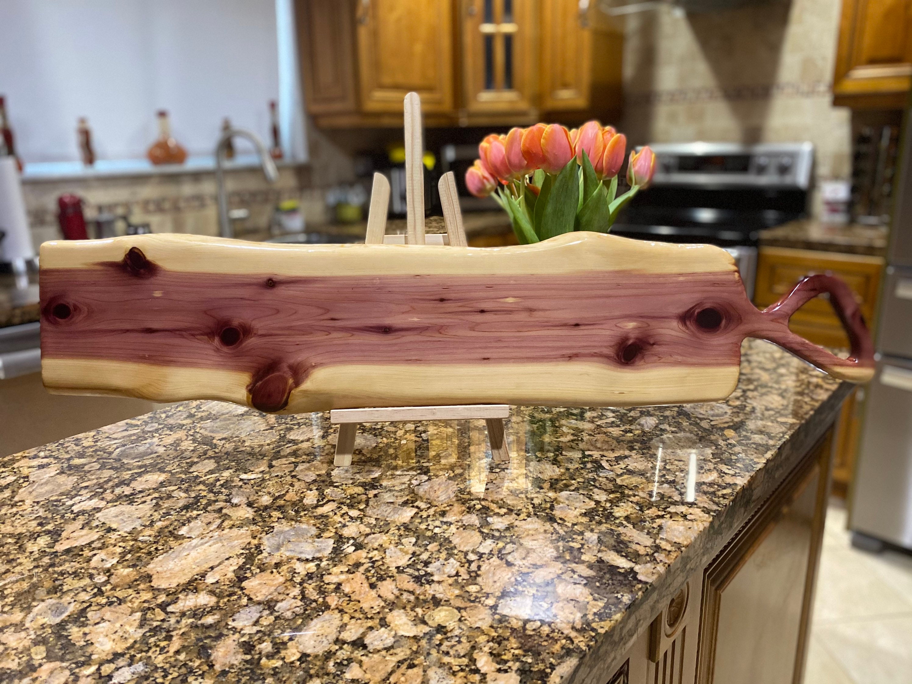 Beautiful Red Cedar Charcuterie Board Etsy