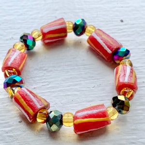 Ghana Krobo Bracelet for Babies/Toddlers (Infant to 3 year old size)                           Handmade Ghana Krobo Bracelet for Babies