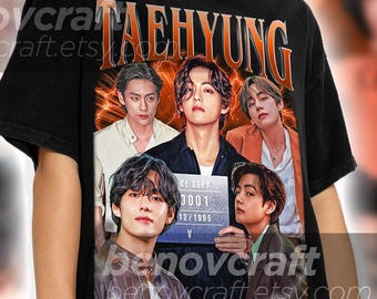 Taehyung Retro 90s Bootleg T-shirt: KPOP V Shirt