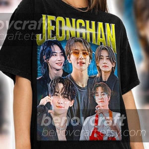 Jeong-han Retro 90s Vintage Bootleg T-shirt,KPOP T-shirt and Gift For Her or Him