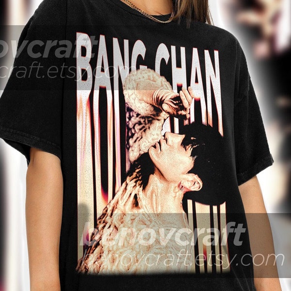 Stray Kids Bangchan Retro 90s Distressed Bootleg T-shirt, Stray Kids Shirt, KPOP T-shirt and Gift For Her or Him - SKZ Shirt