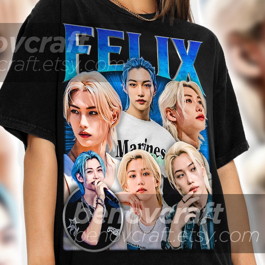アイドル UNIFORM T-SHIRT Felix Stray Kids Felix - 01