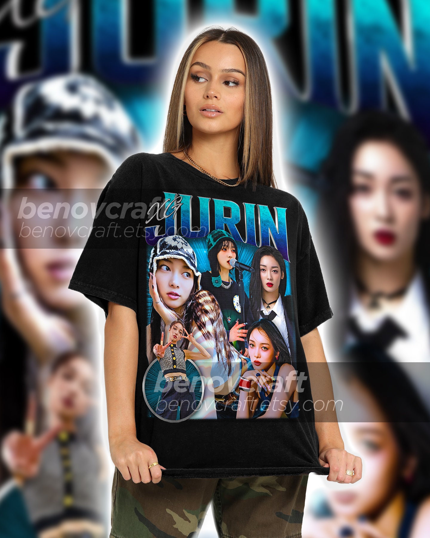 XG Jurin T-shirt: Retro 90s KPOP Bootleg Tee - Etsy