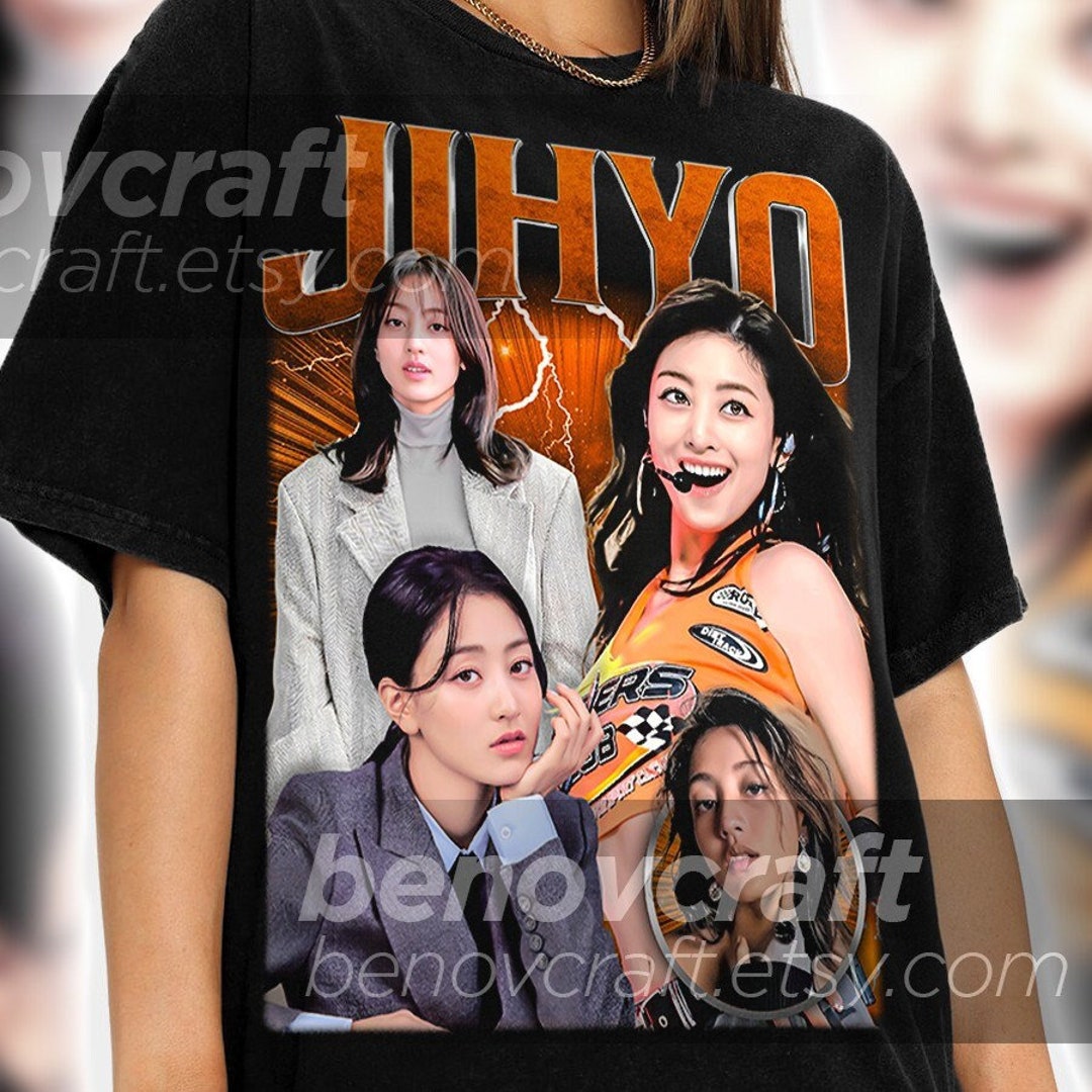 Jihyo Kpop T-shirt: Retro 90s Distressed Bootleg Tee - Etsy