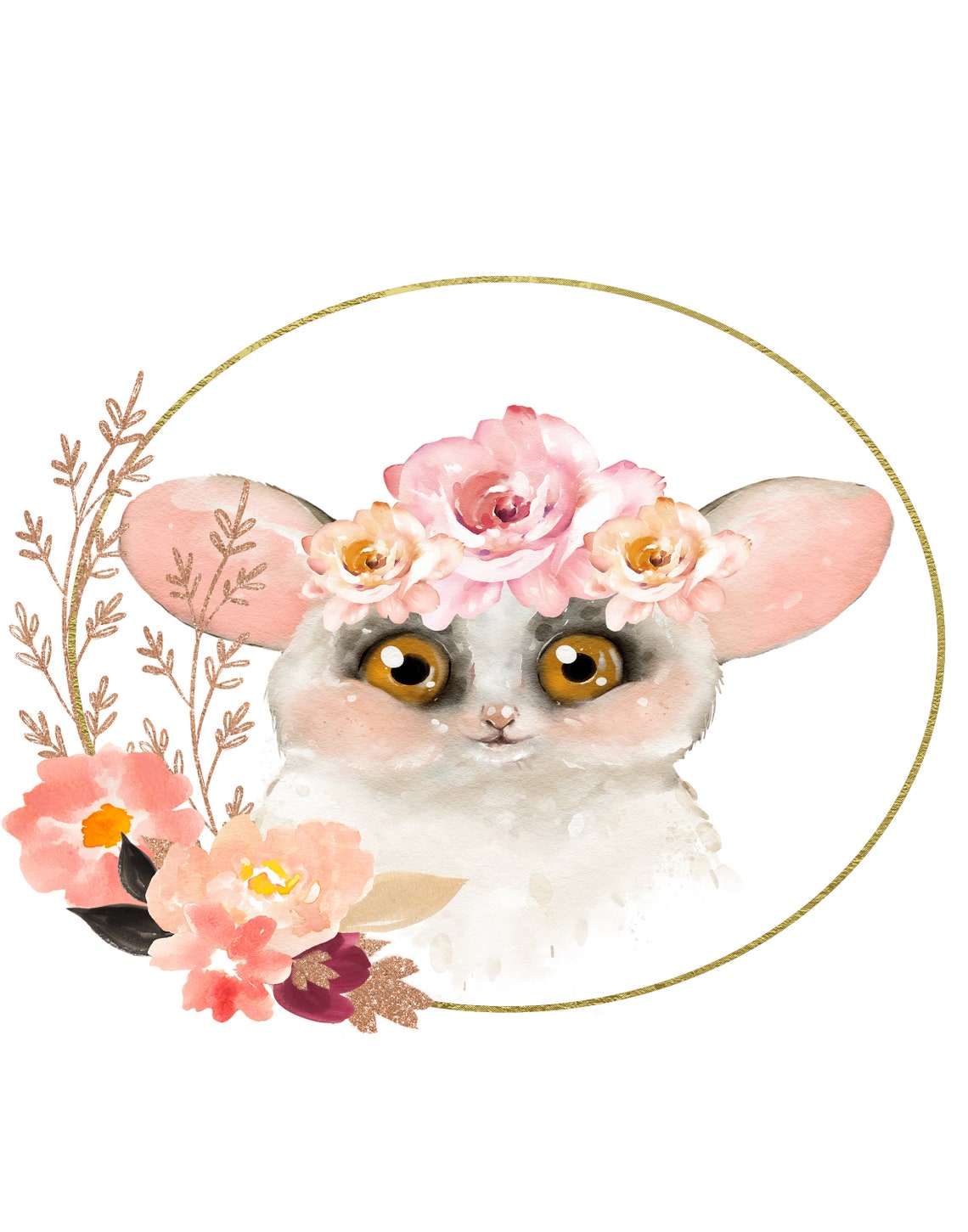 Nursery Animal Wall Art Print, Printable Wall Art , Nursery Decor for ...