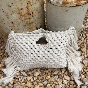 bolso macramé