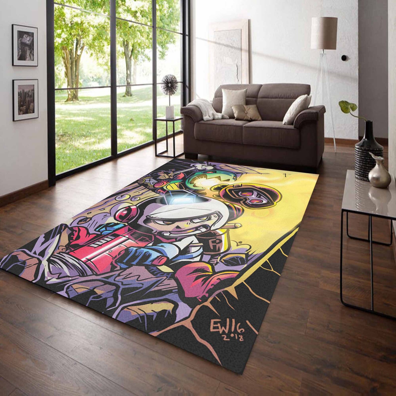 Arcade 8 bit Dig Dug Retro Gaming Area Rug Game Room Etsy