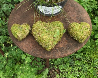 XXL Grasherz 70 Cm – Naturdeko Aus Gras, Für Hochzeiten, Landhausstil & Waldhochzeit, Dekoherz