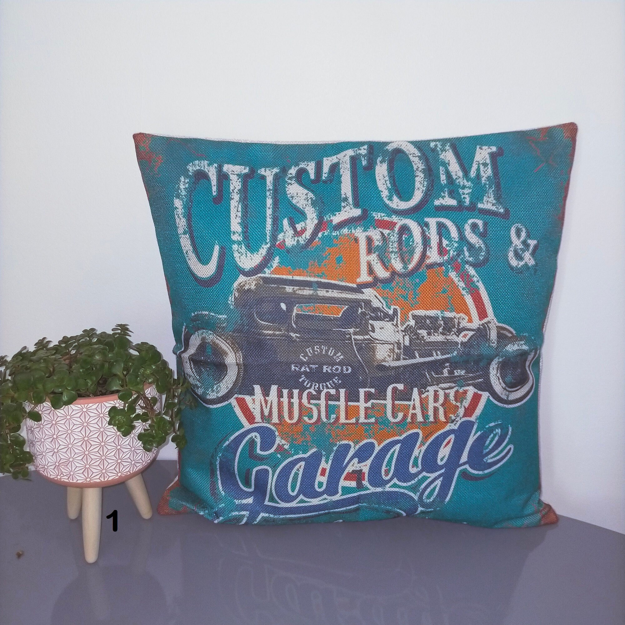 Housse de Coussin Vintage