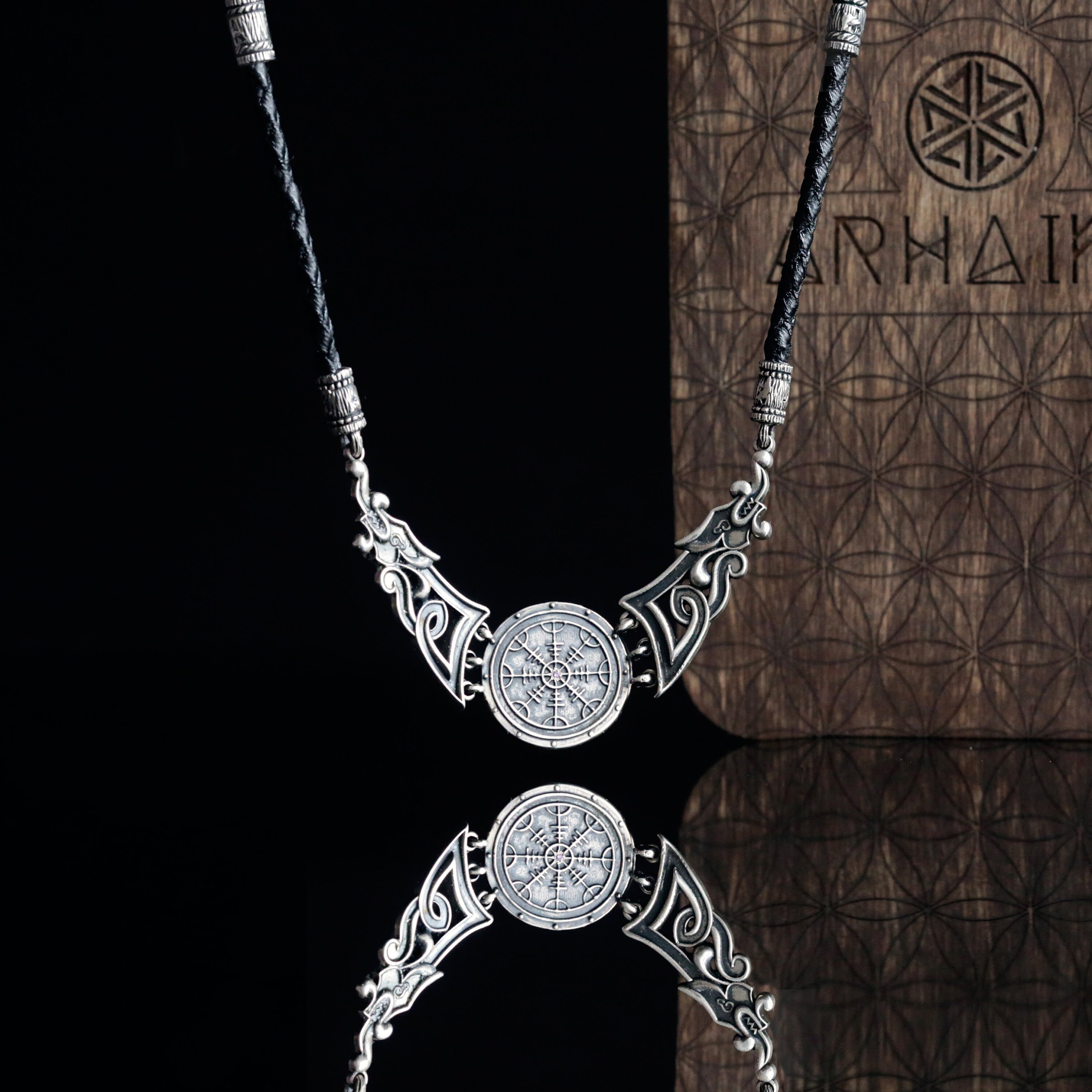 Aegishjalmur Viking Jewelry for Women Viking Jewelry Helm Etsy UK