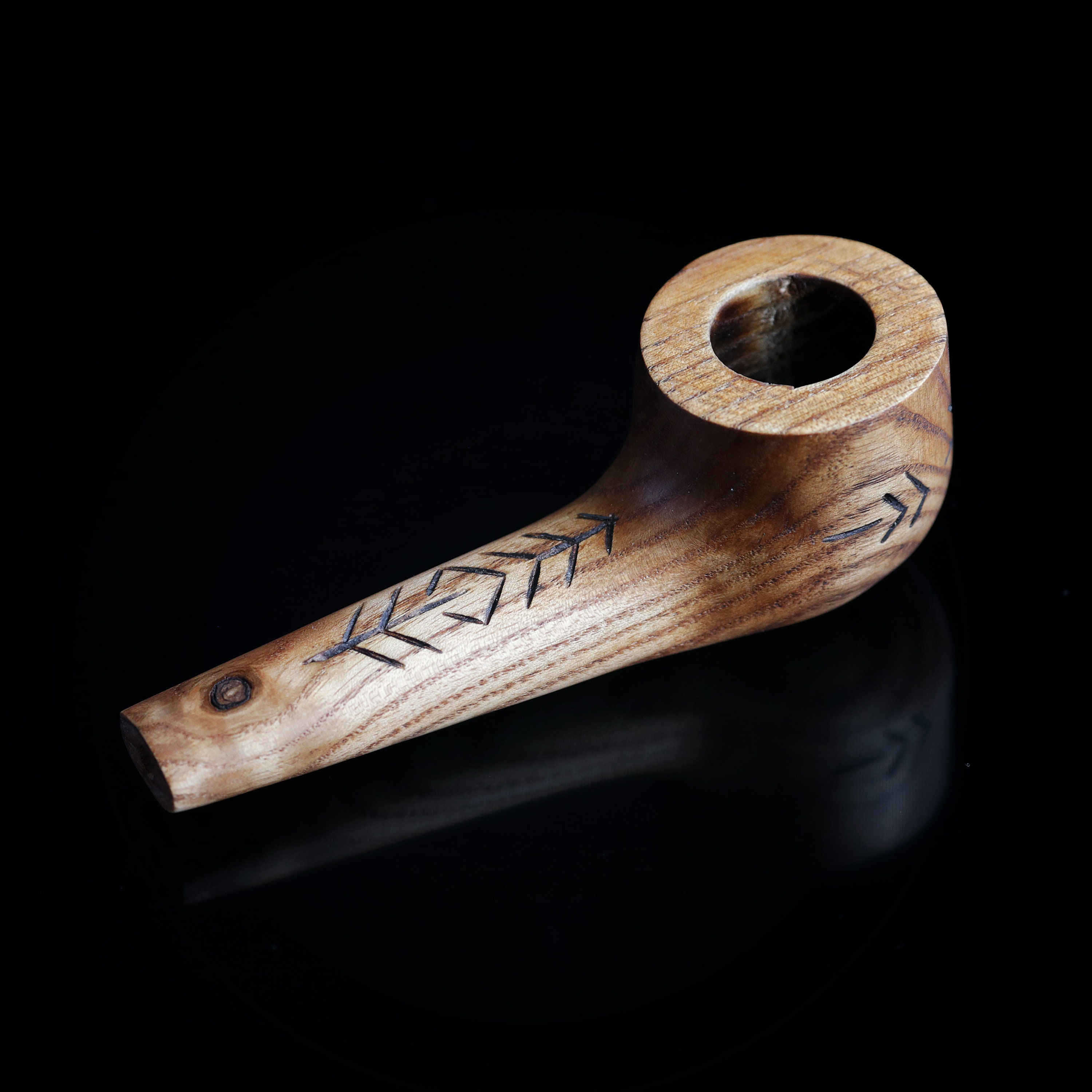 Viking smoking pipe Forest spirit. Pipe for Etsy