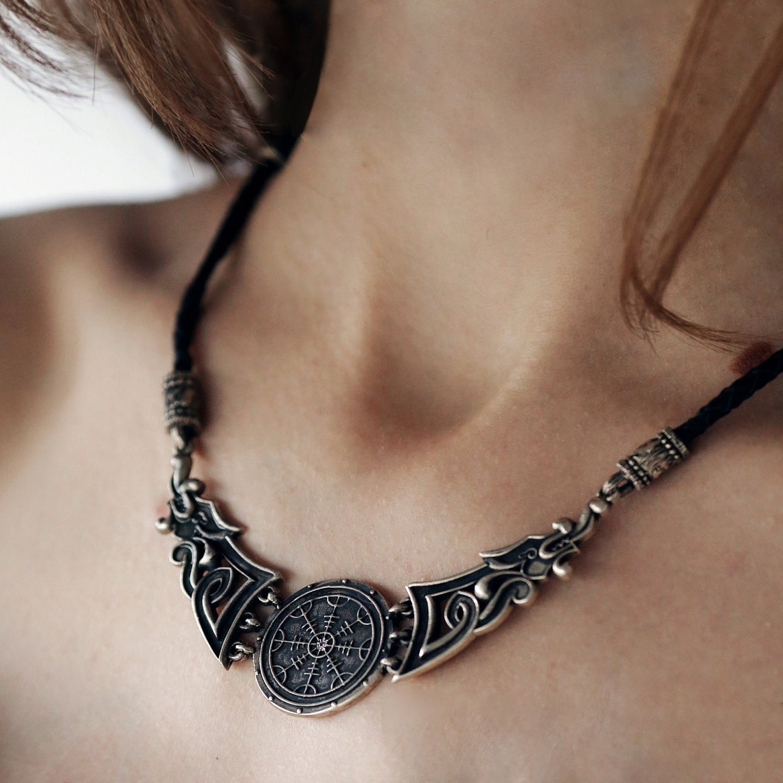 Aegishjalmur Viking jewelry for women Viking jewelry Helm Etsy