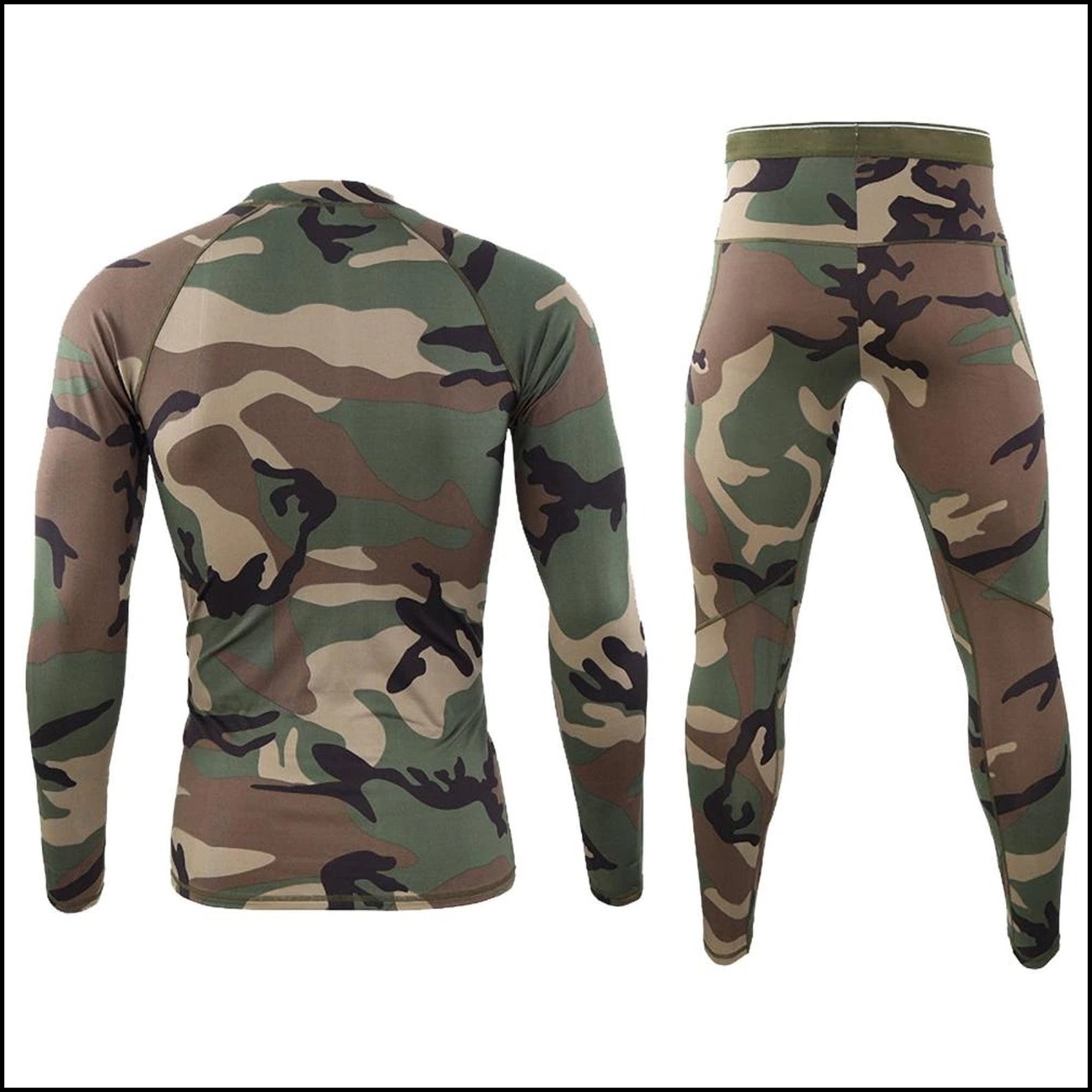 NEW Pajama Sets Men Camouflage Print Long Sleeve Top Pants Etsy