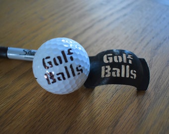 Personalised Golf Ball Marker Stencil - Custom Text Golf Gift