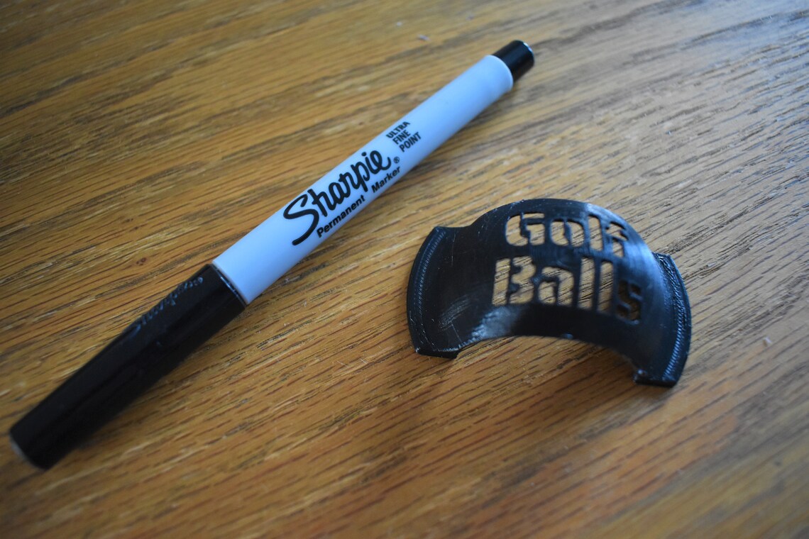 Personalised Golf Ball Marker Stencil Custom Text Golf Gift Etsy UK