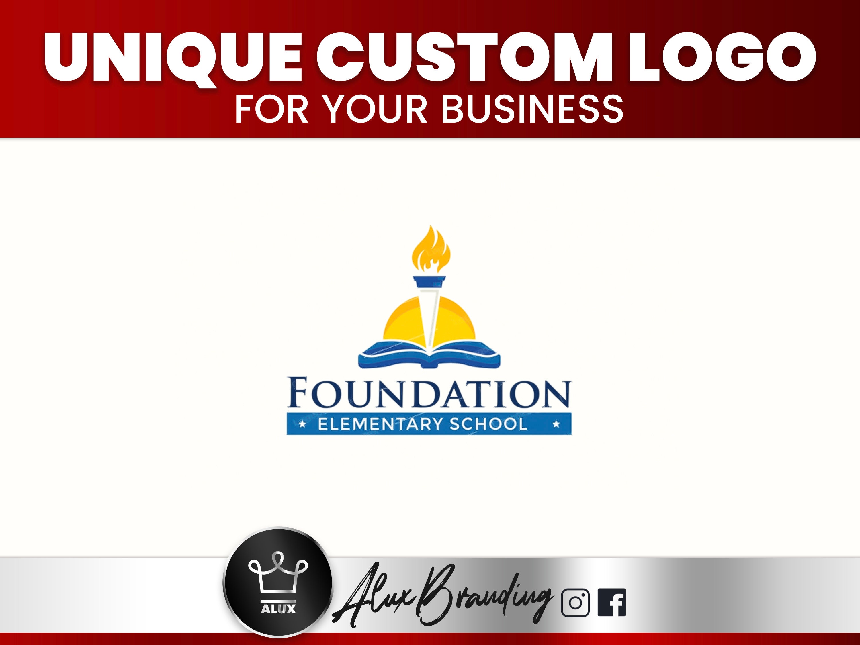 SCHOOL LOGO Design Custom School Logo Design Service. I Will | Etsy