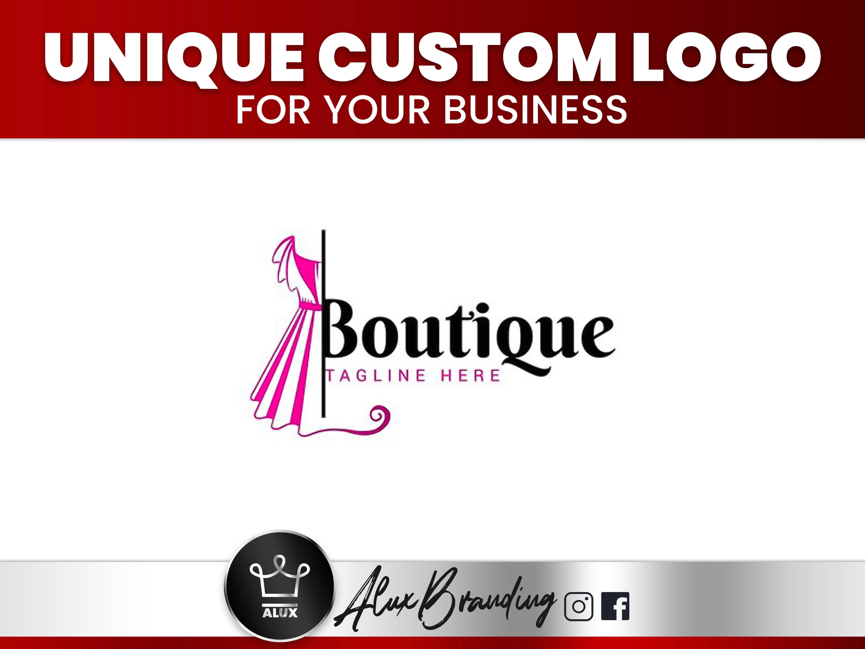 BOUTIQUE FASHION LOGO Design Custom Classy Boutique Logo - Etsy