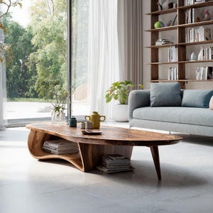 Reclaimed Wood Table Living Room Table Modern Coffee Table Farmhouse Tamarind Wood Coffee Table Live Edge Farmhouse Table Living Room Decor