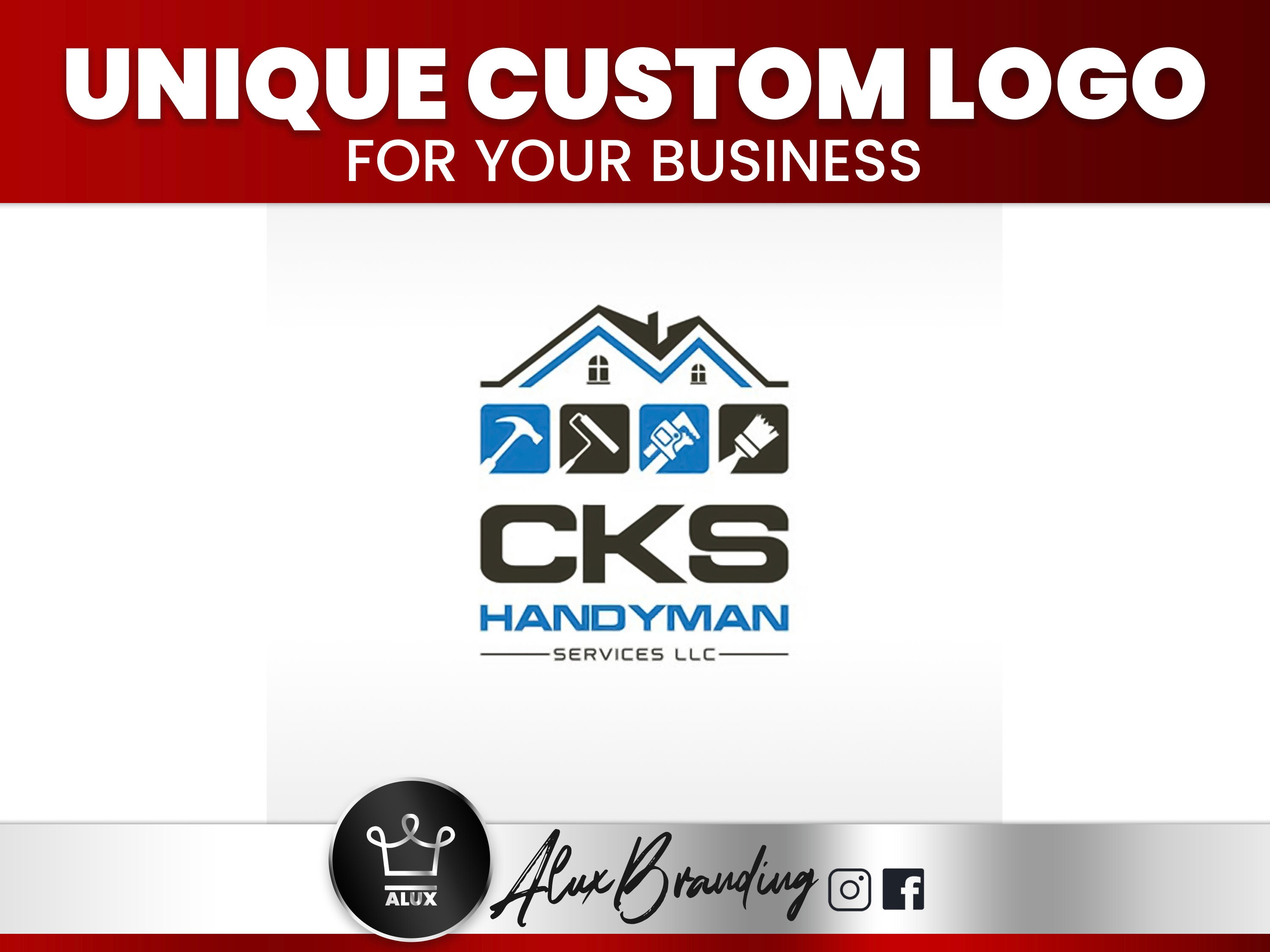 HANDYMAN LOGO Design Custom Handyman Logo Design Service. I Etsy