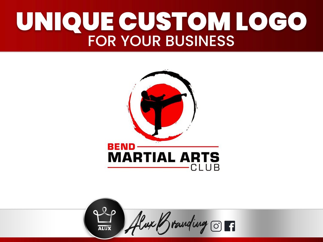 MARTIAL ARTS LOGO Design, Custom Martial Art Logo Design Service. I